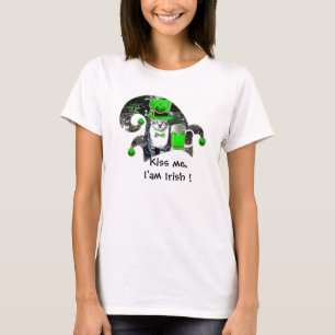 ST. PATRICK'S DAKAT MIT GRÜNEN IRISH BIER,ELF HAT T-Shirt