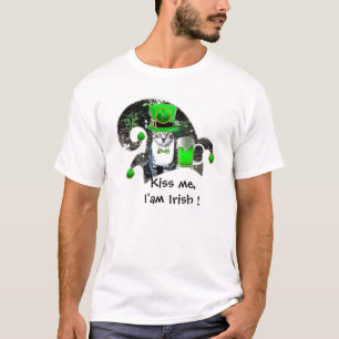 ST. PATRICK'S DAKAT MIT GRÜNEN IRISH BIER,ELF HAT T-Shirt