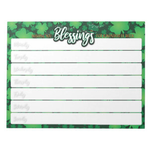 St Patrick's Dat Notepad Notizblock