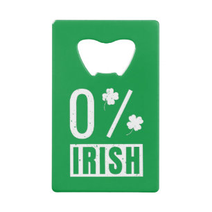 St Patrick's Day 0% Irish Four Leaf Clover
