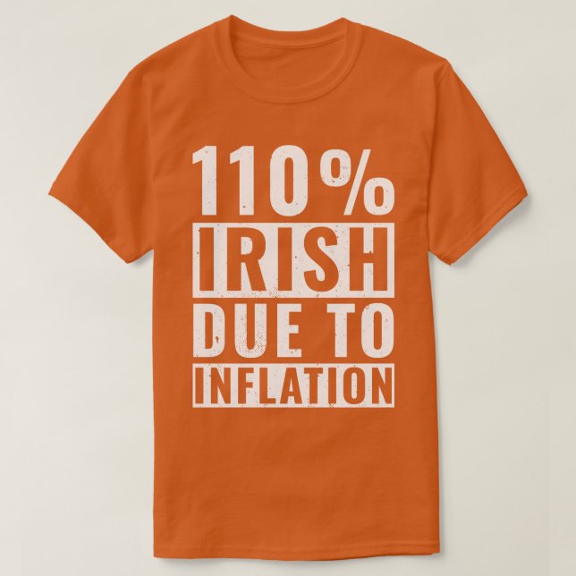 St Patricks Day 110 Irish Roots Irland Funny Iris T-Shirt (Design vorne)