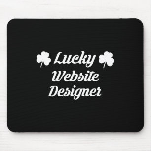 St Patricks Day 2025 Website-Designer Design Front Mousepad