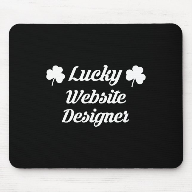 St Patricks Day 2025 Website-Designer Design Front Mousepad (Vorne)