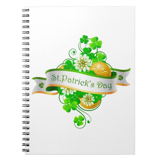St. Patrick's Day 20 Notebook Notizblock (Vorderseite)