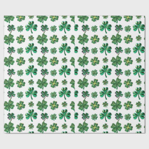 St. Patrick's Day 3D Irish Clover Geschenkpapier