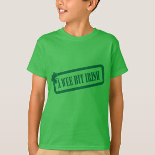 St Patrick's Day A Wee Bit Irish Kids T - Shirt
