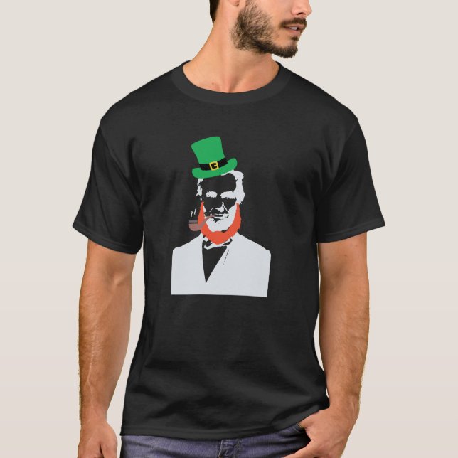 St Patrick's Day Abraham Lincoln Shirt (Vorderseite)