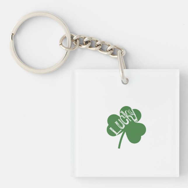 St. Patrick's Day Acrylic Schlüsselanhänger (Vorderseite)