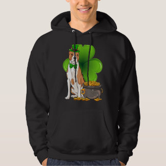 St Patrick's Day American Staffordshire Terrier Sh Hoodie