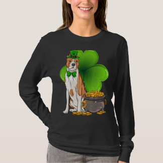 St Patrick's Day American Staffordshire Terrier Sh T-Shirt