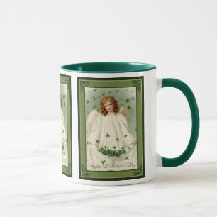 St. Patrick's Day Angel Tasse