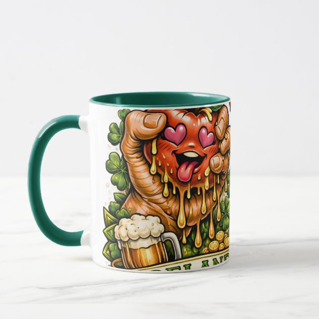 St. Patrick's Day Apfel-Rausch 🍀 Tasse (Links)