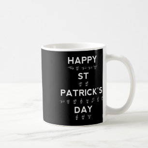St Patrick's Day Asl Deaf Awareness Kaffeetasse