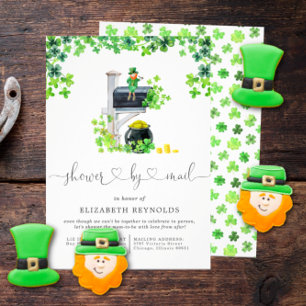 St. Patrick's Day   Baby Shower per Post Einladung