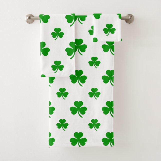 St. Patrick's Day Badhandtuch Set (Insitu)