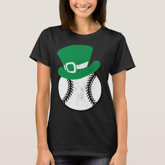 St Patrick's Day Baseball Lucky Vintag St Paddy s T-Shirt