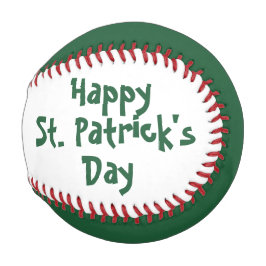 St. Patrick's Day Baseball von dalDesignNZ