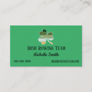 St. Patrick's Day Bedressed Lucky Irish Kleeblatt Visitenkarte