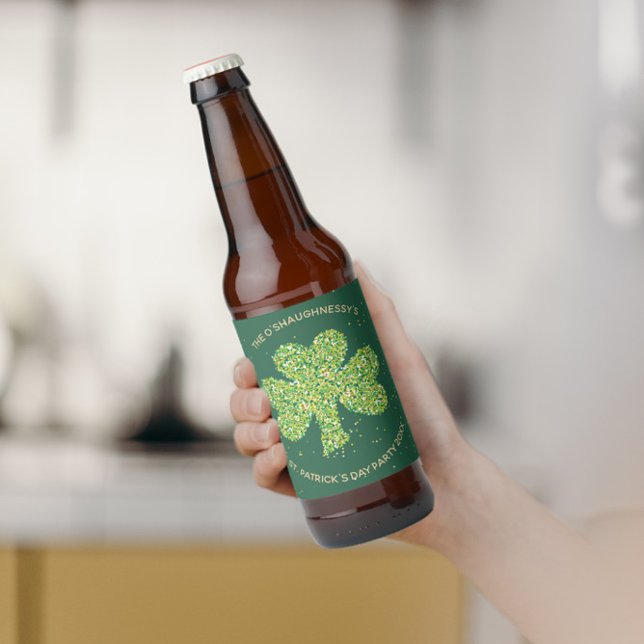 St. Patrick's Day Beer Bottle Labels - Anpassen Bierflaschenetikett (Von Creator hochgeladen)