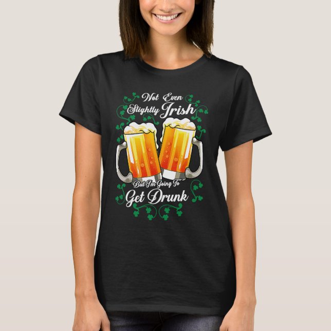 St Patricks Day Beer Irish Drinking Team T-Shirt (Vorderseite)