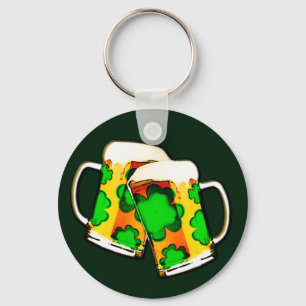 St. Patrick's Day Beer Tasse Schlüsselanhänger