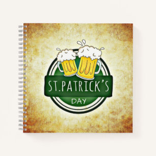 St. Patrick's Day Bers Notizbuch