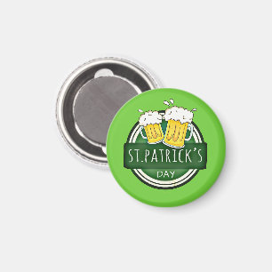 St. Patrick's Day, Bier Tasse, Irish Green Magnet