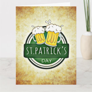 St. Patrick's Day Biere Karte
