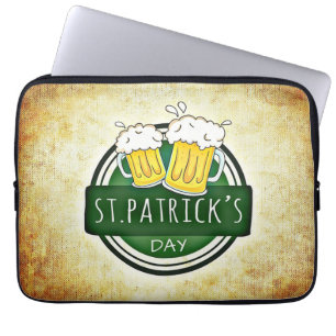 St. Patrick's Day Biere Laptopschutzhülle