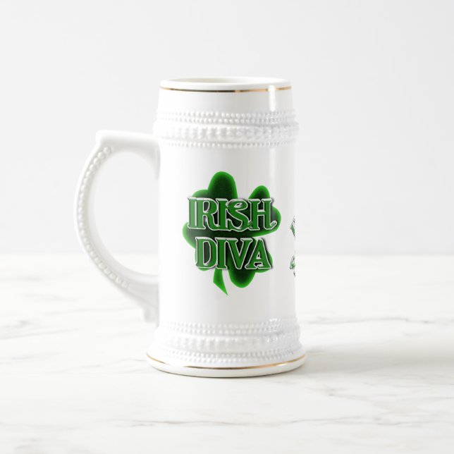 St. Patrick's Day Bierglas (Links)