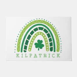St. Patrick's Day Boho Rainbow Kleeblatt Fußmatte