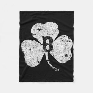 St. Patricks Day Boston abgenutztes irisches Kleeb Fleecedecke