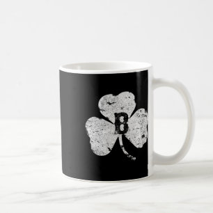 St. Patricks Day Boston bedrucktes irisches Kleebl Kaffeetasse