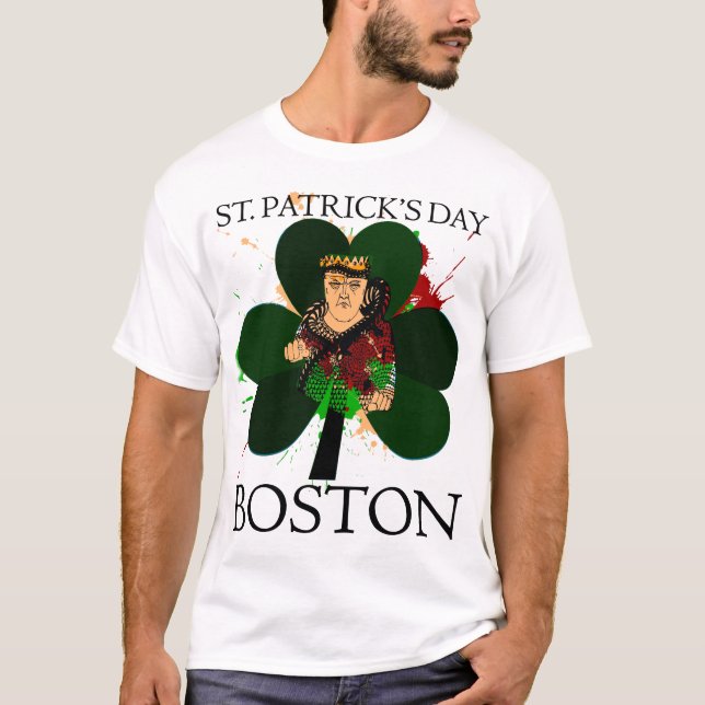 St. Patrick's Day Boston T-Shirt (Vorderseite)