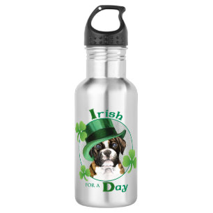 St. Patrick's Day Boxer Edelstahlflasche