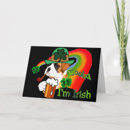 St. Patricks Day Boxer Karte
