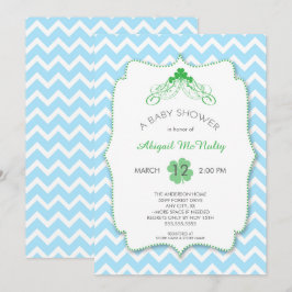 St Patrick's Day Boy Baby Shower lädt ein Einladung