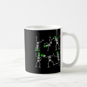 St Patrick's Day Boys Kinder tanzen Skeleton Hat L Kaffeetasse