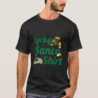 St. Patrick's Day Bunco Glücks-Bunco-Würfel T-Shirt