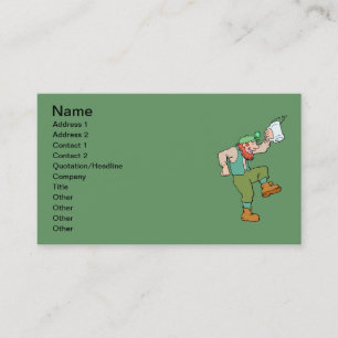 St. Patrick's Day Business Card Visitenkarte