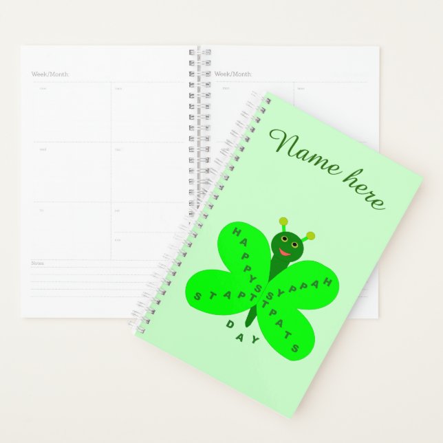 St. Patricks Day Butterfly Custom Planer (Anzeige)