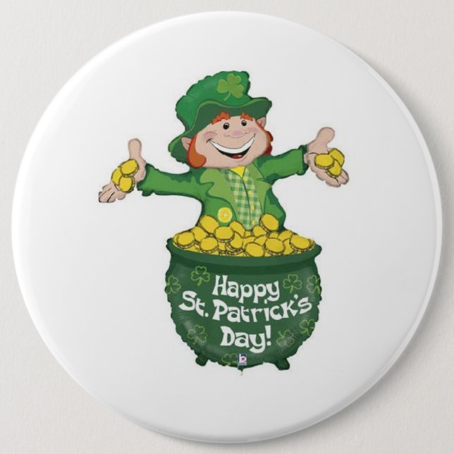 St Patrick's Day Button (Vorderseite)