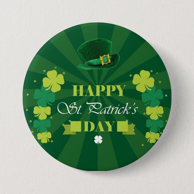 St. Patrick's Day Button (Vorderseite)