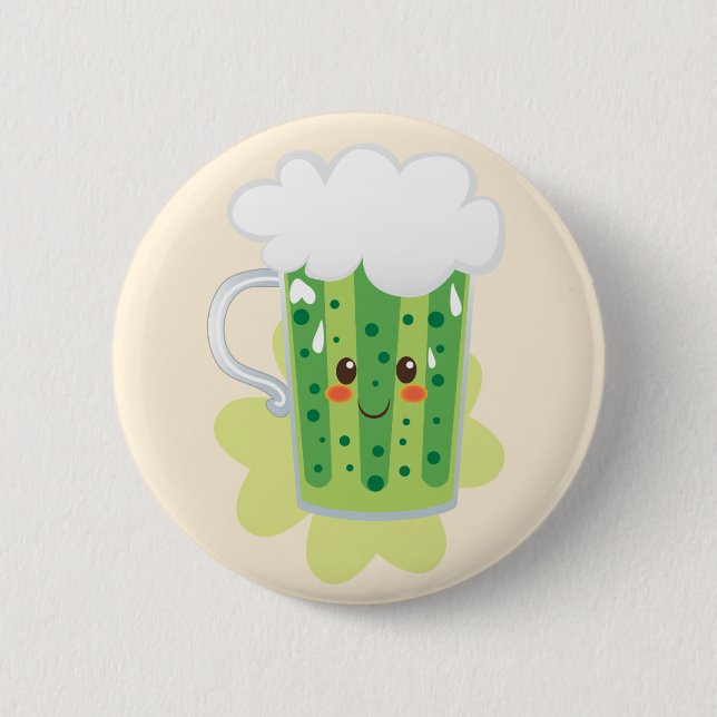 St. Patrick's Day Button (Vorderseite)