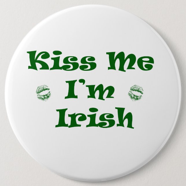 St Patrick's Day Button (Vorderseite)