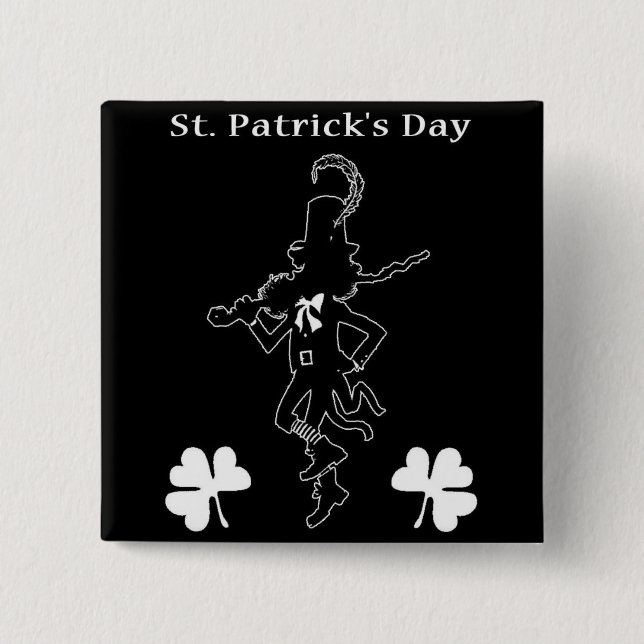 St. Patrick's Day Button (Vorderseite)
