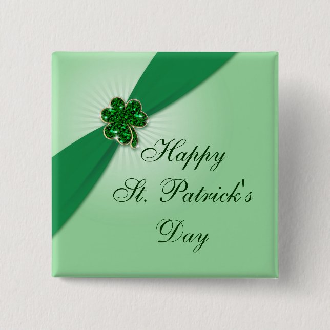 St. Patrick's Day Button (Vorderseite)