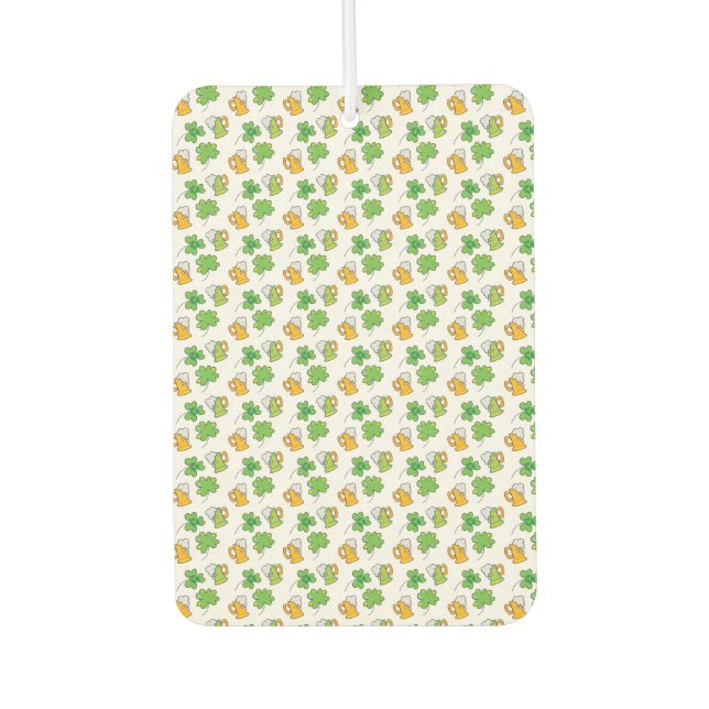 St Patrick's Day Car Freshener Autolufterfrischer (Vorderseite)