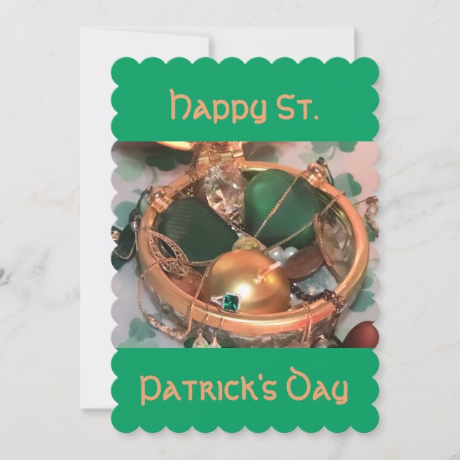 St. Patrick's Day Card (Vorderseite)