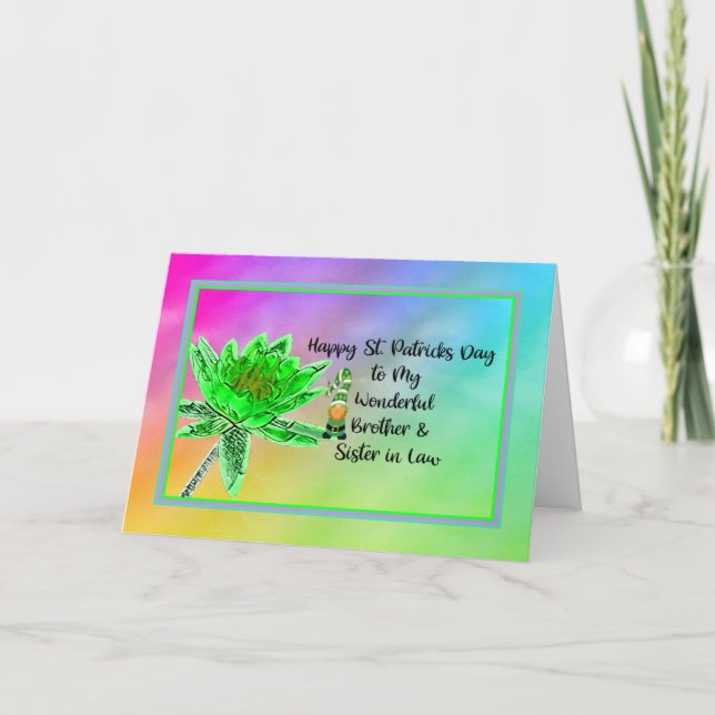 St. Patrick's Day Card für Bruder und Schwester im Karte (Vorderseite)